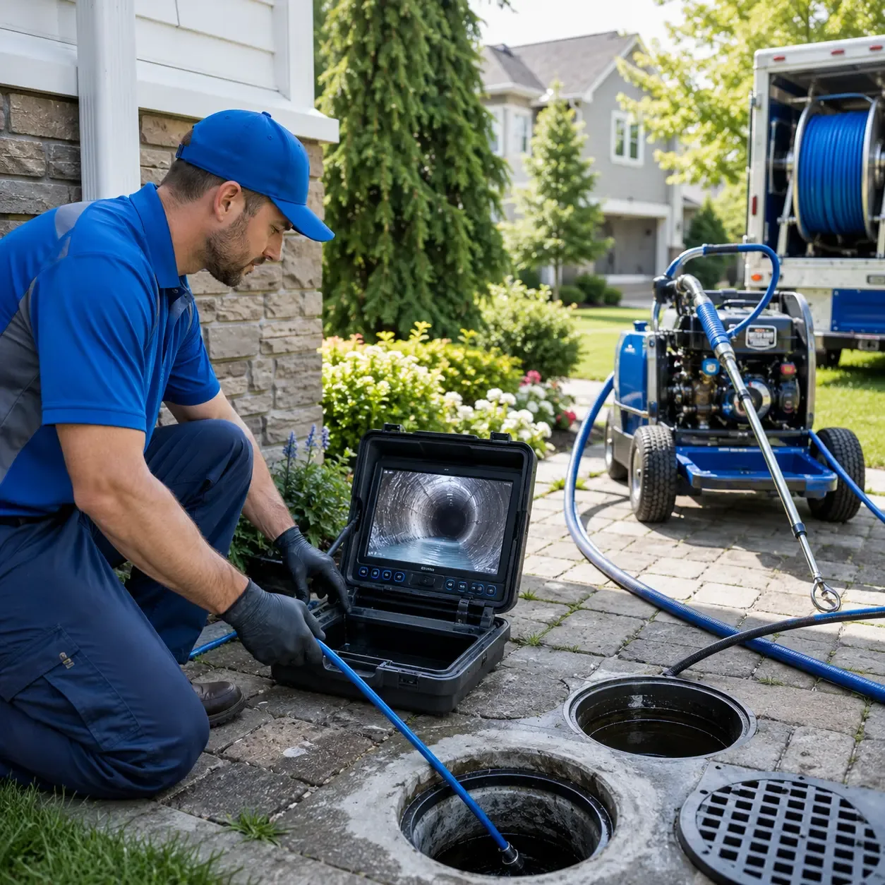 Outdoor drain cleaning professionals serving Burbank, SD